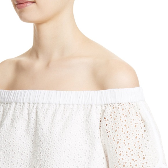 Rag & Bone Off-the-Shoulder White Dress - Picture 2 of 7